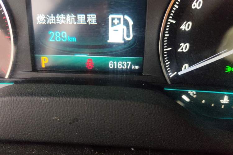 Used Buick GT 2021 Exemplar 1.5L Automatic Elite Version Odometer Close Up