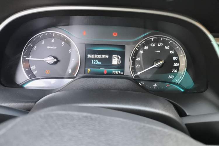 Used Buick GT 2021 Revised Version Flagship 1.5L Automatic Elite Edition Odometer Close Up
