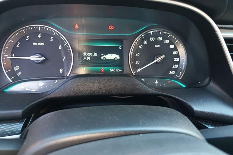 Used Buick GT 2021 Revised Version Flagship 1.5L Automatic Elite Edition Odometer Close Up