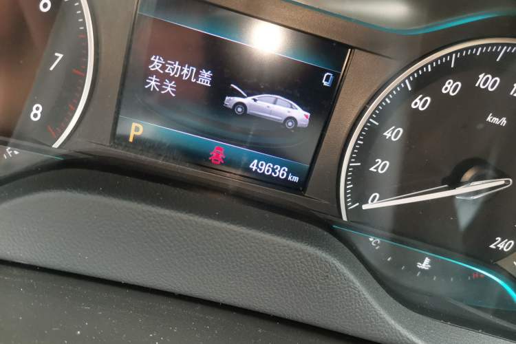 Used Buick GT 2021 Revised Version Flagship 1.5L Automatic Elite Edition Odometer Close Up