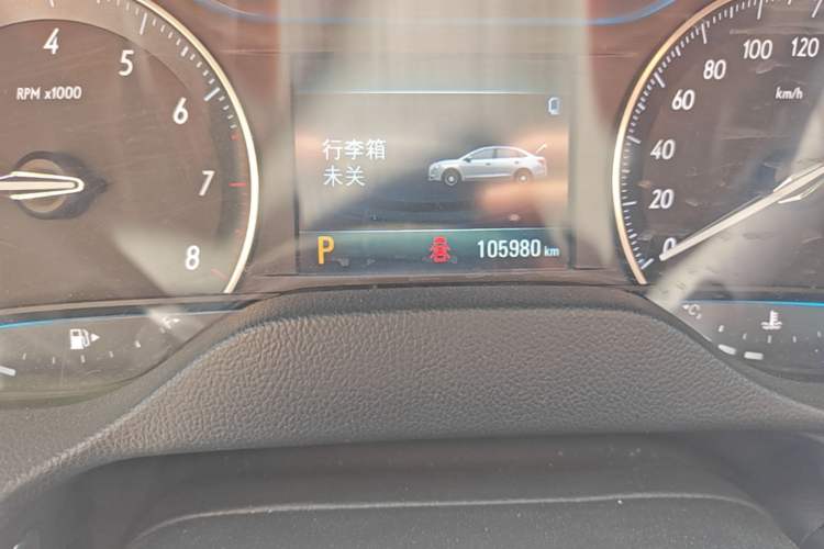 Used Buick GT 2021 Revised Version 1.3T Automatic Mild Hybrid Elite Edition Odometer Close Up