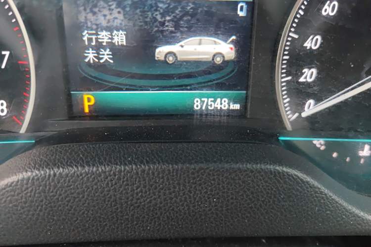 Used Buick GT 2021 Revised Version Flagship 1.5L Automatic Elite Edition Odometer Close Up
