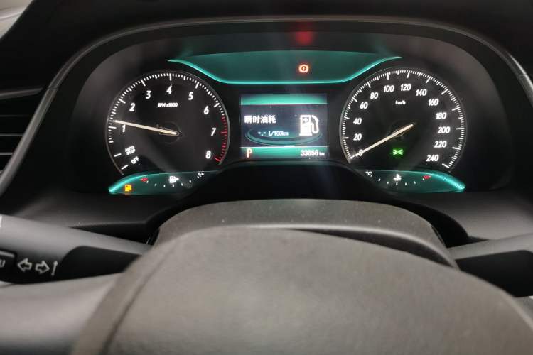 Used Buick GT 2021 Revised Version Flagship 1.5L Automatic Elite Edition Odometer Close Up