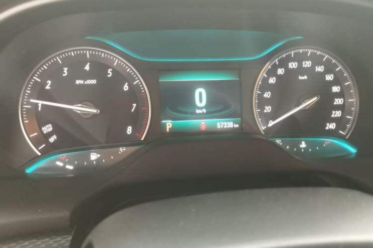 Used Buick GT 2021 Revised Version Flagship 1.5L Automatic Elite Edition Odometer Close Up