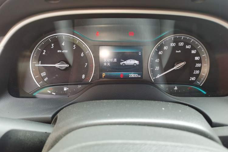 Used Buick GT 2021 Revised Version Flagship 1.5L Automatic Elite Edition Odometer Close Up