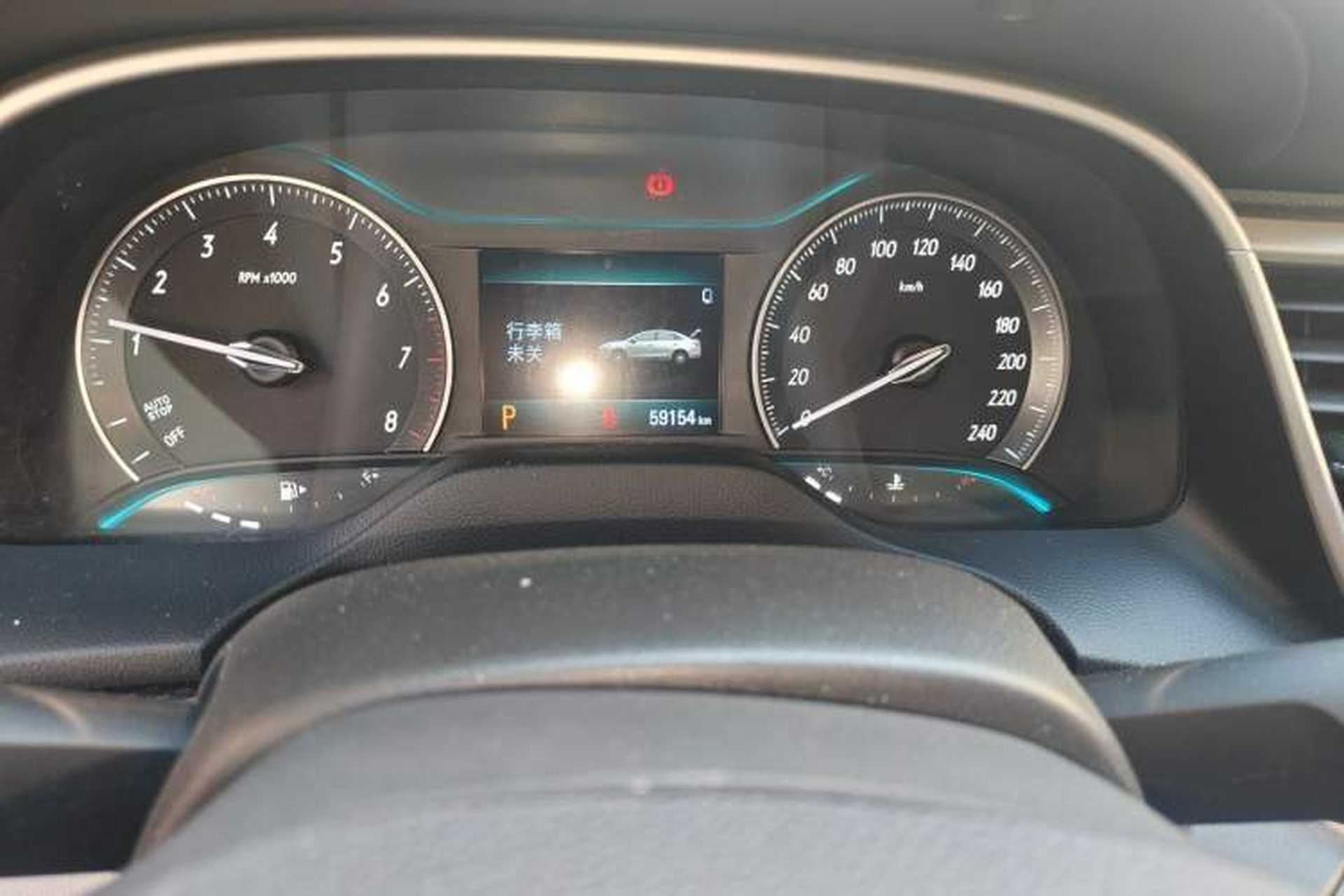 Used Buick GT 2021 Exemplar 1.5L Automatic Elite Version Odometer Close Up