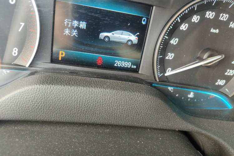 Used Buick GT 2021 Exemplar 1.5L Automatic Elite Version Odometer Close Up