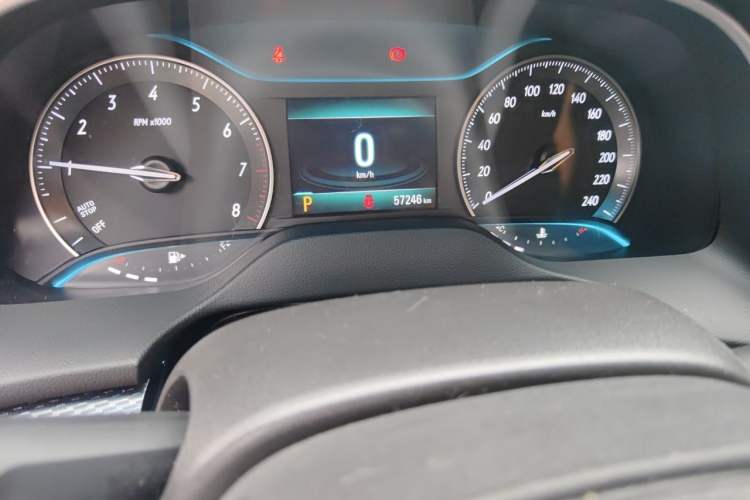 Used Buick GT 2021 Revised Version 1.3T Automatic Mild Hybrid Elite Edition Odometer Close Up