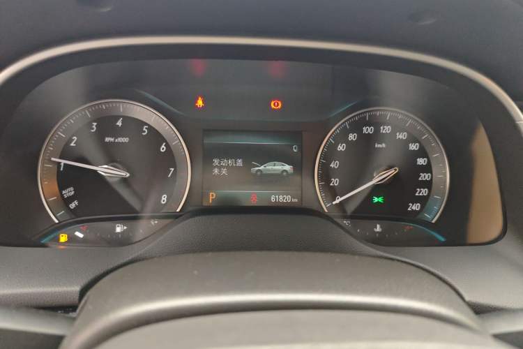 Used Buick GT 2021 Revised Version Flagship 1.5L Automatic Elite Edition Odometer Close Up