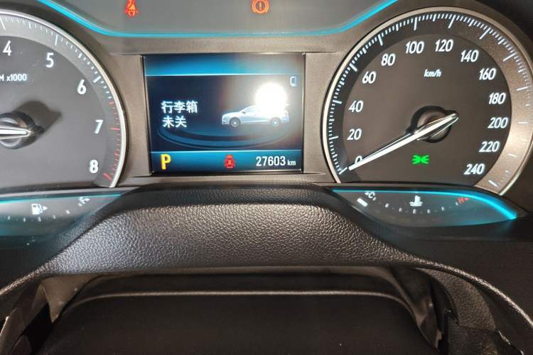 Used Buick GT 2021 Revised Version Flagship 1.5L Automatic Elite Edition Odometer Close Up