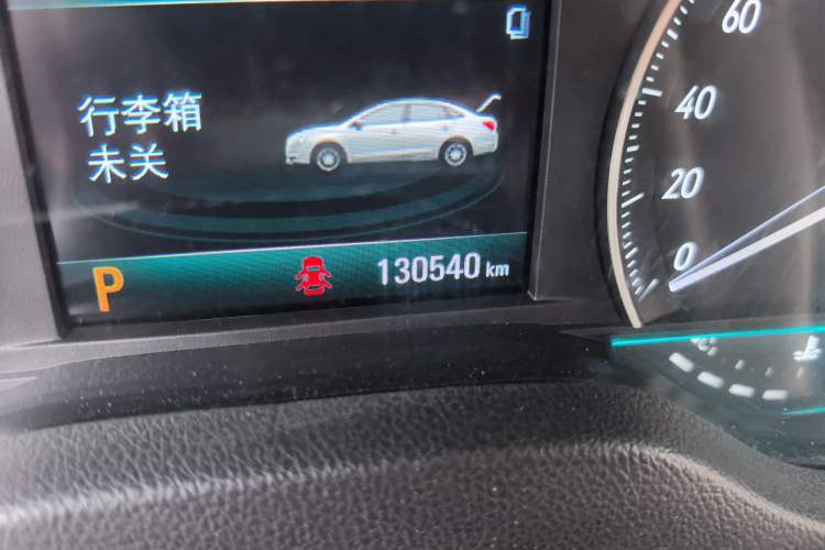 Used Buick GT 2021 Revised Version Flagship 1.5L Automatic Elite Edition Odometer Close Up