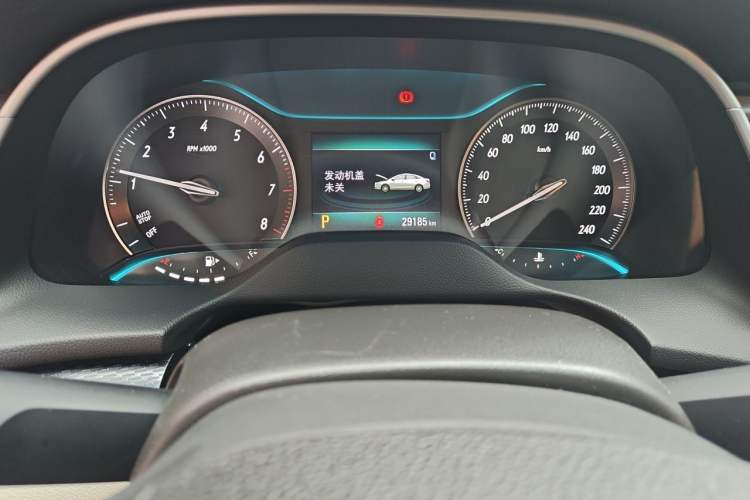 Used Buick GT 2021 Exemplar 1.5L Automatic Elite Version Odometer Close Up