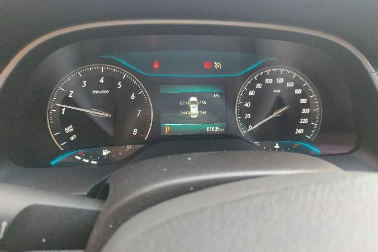 Used Buick GT 2021 Revised Version 1.3T Automatic Mild Hybrid Elite Edition Odometer Close Up