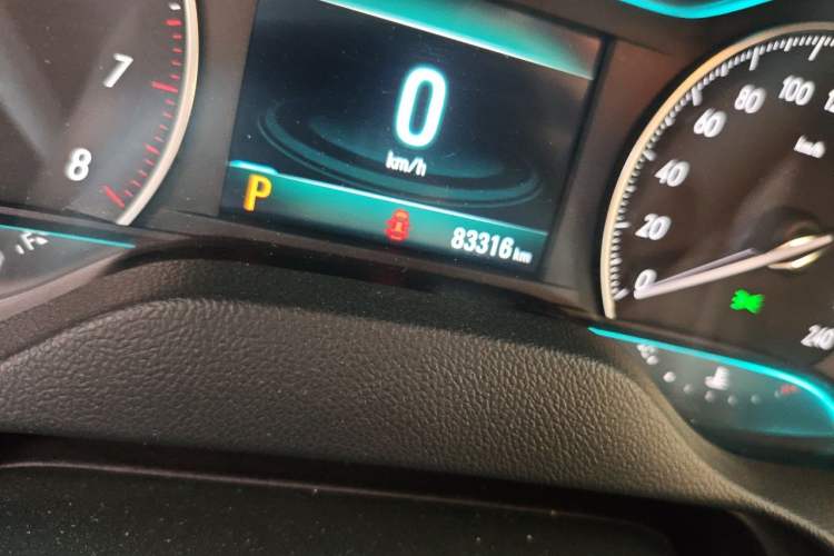Used Buick GT 2021 Revised Version Flagship 1.5L Automatic Elite Edition Odometer Close Up