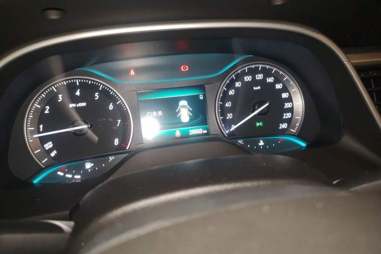 Used Buick GT 2021 Revised Version Flagship 1.5L Automatic Elite Edition Odometer Close Up
