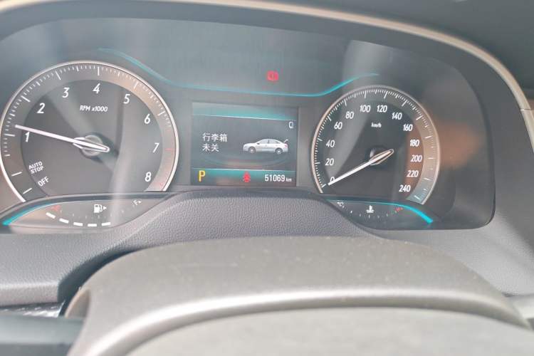 Used Buick GT 2021 Revised Version Flagship 1.5L Automatic Elite Edition Odometer Close Up