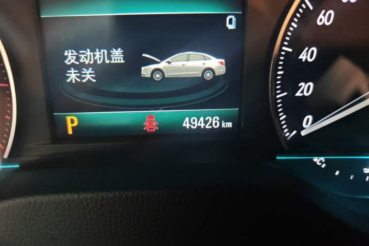 Used Buick GT 2021 Exemplar 1.5L Automatic Elite Version Odometer Close Up