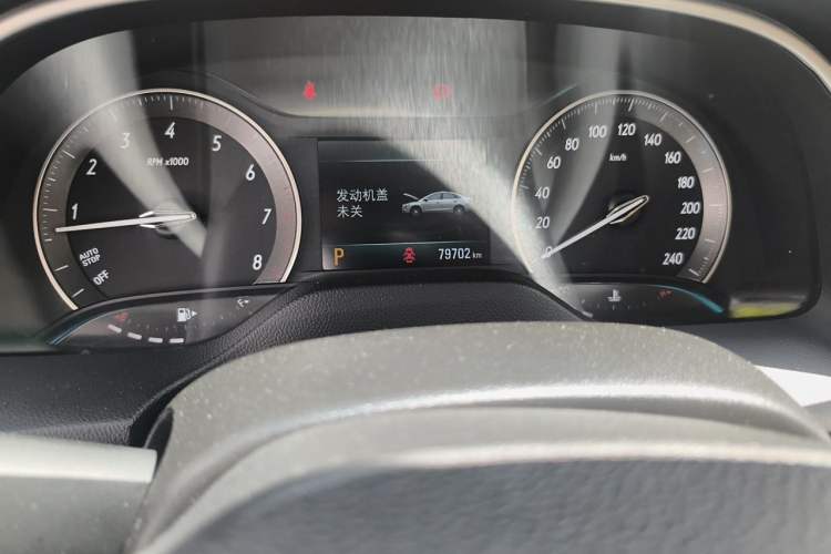 Used Buick GT 2021 Revised Version Flagship 1.5L Automatic Elite Edition Odometer Close Up