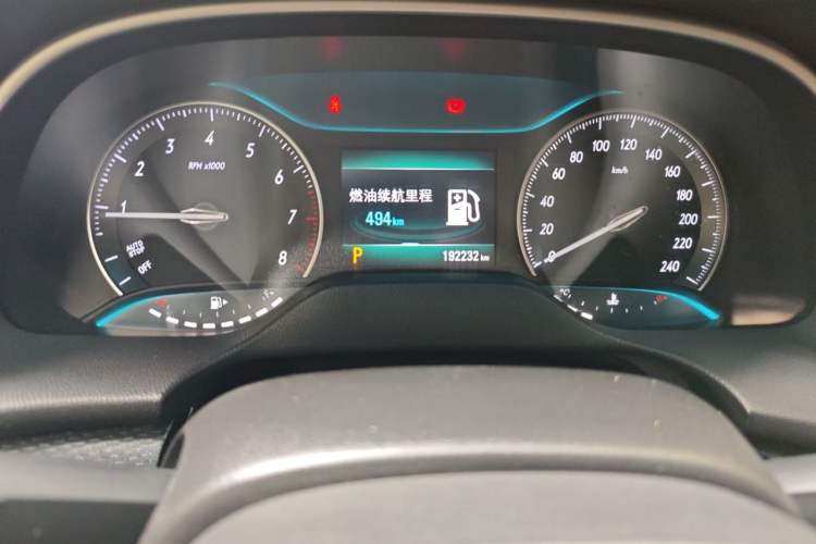 Used Buick GT 2021 Revised Version Flagship 1.5L Automatic Elite Edition Odometer Close Up