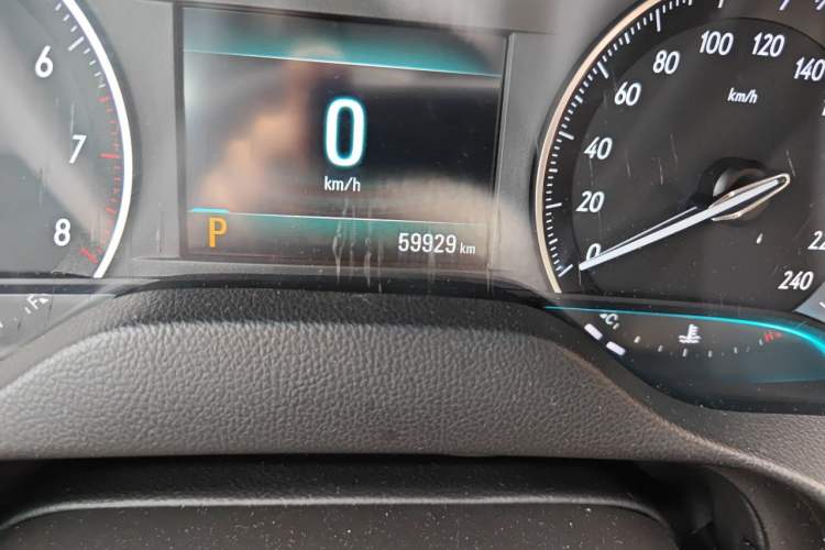 Used Buick GT 2021 Revised Version Flagship 1.5L Automatic Elite Edition Odometer Close Up