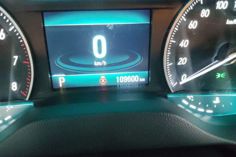 Used Buick GT 2021 Revised Version Flagship 1.5L Automatic Elite Edition Odometer Close Up
