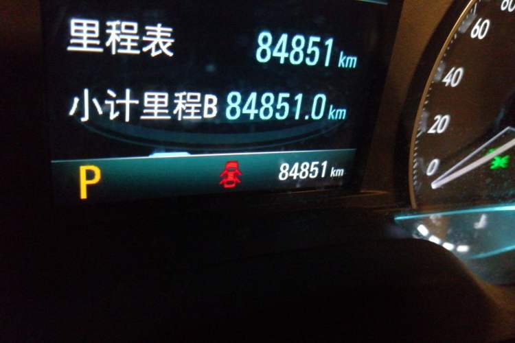 Used Buick GT 2021 Exemplar 1.5L Automatic Elite Version Odometer Close Up