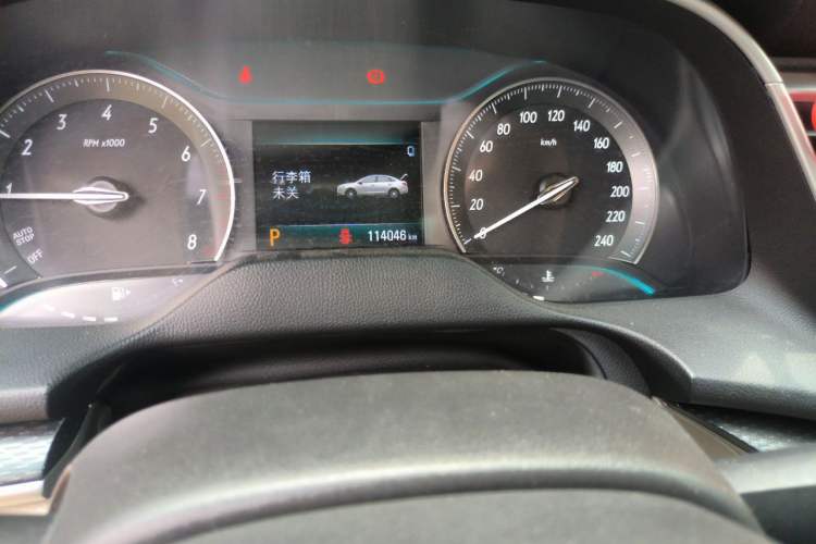 Used Buick GT 2021 Exemplar 1.5L Automatic Elite Version Odometer Close Up
