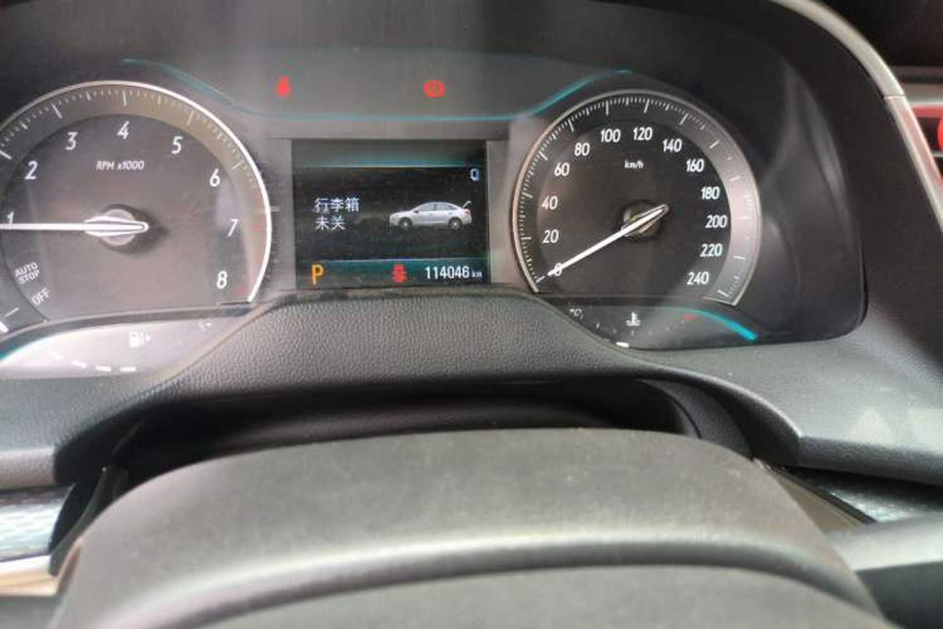 Used Buick GT 2021 Exemplar 1.5L Automatic Elite Version Odometer Close Up