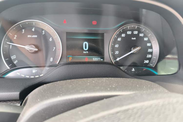 Used Buick GT 2021 Exemplar 1.5L Automatic Elite Version Odometer Close Up