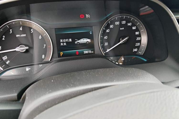 Used Buick GT 2021 Revised Version Flagship 1.5L Automatic Elite Edition Odometer Close Up
