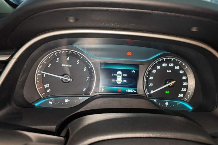 Used Buick GT 2021 Exemplar 1.5L Automatic Elite Version Odometer Close Up