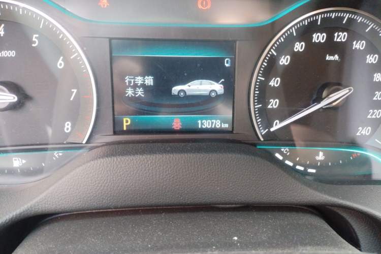 Used Buick GT 2021 Exemplar 1.5L Automatic Elite Version Odometer Close Up