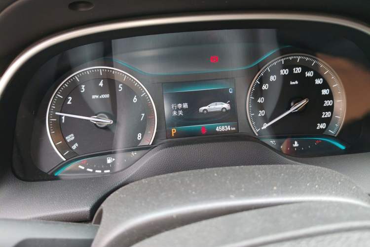 Used Buick GT 2021 Revised Version Flagship 1.5L Automatic Elite Edition Odometer Close Up