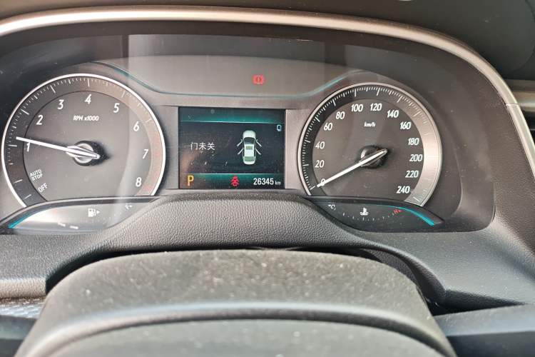Used Buick GT 2021 Revised Version 1.3T Automatic Mild Hybrid Elite Edition Odometer Close Up