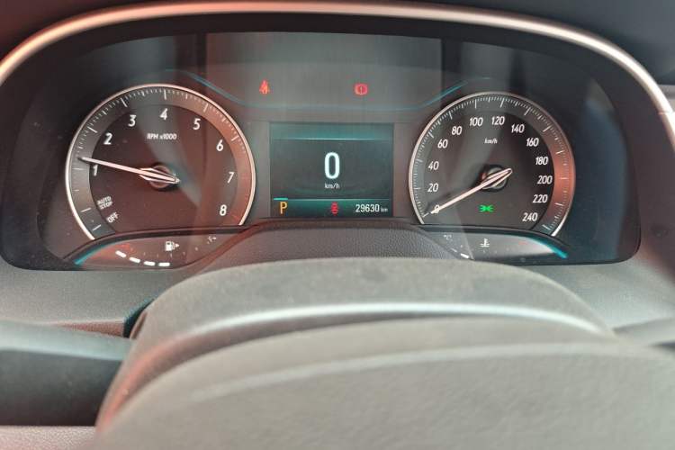 Used Buick GT 2021 Revised Version Flagship 1.5L Automatic Elite Edition Odometer Close Up