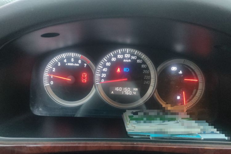 Used Buick LaCrosse 2008 2.4 Comfort Edition Odometer Close Up