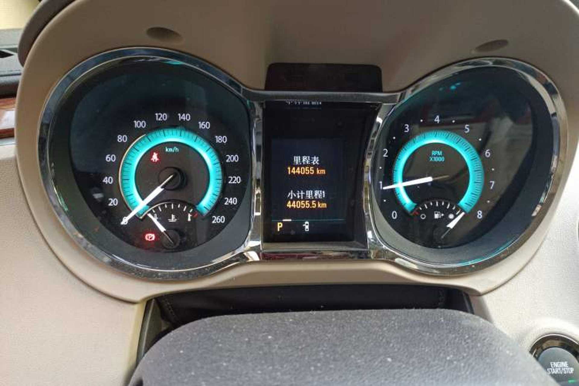 Used Buick LaCrosse 2012 2.4L SIDI Haoya Edition Odometer Close Up