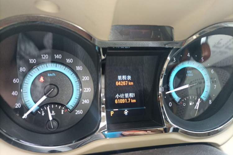 Used Buick LaCrosse 2012 2.4L SIDI Haoya Edition Odometer Close Up