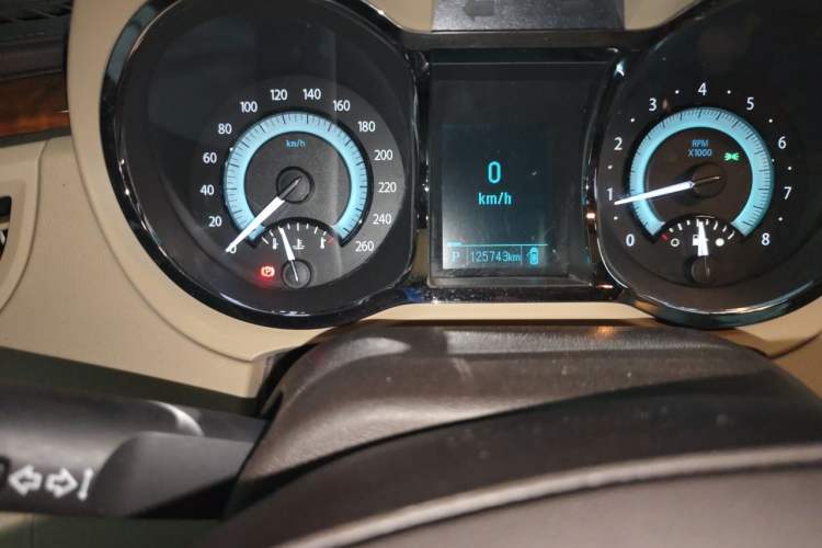 Used Buick LaCrosse 2012 2.4L SIDI Haoya Edition Odometer Close Up
