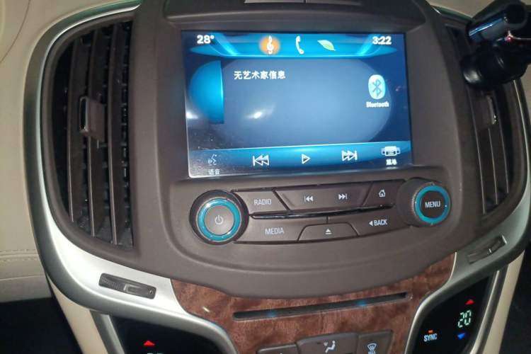 Used Buick LaCrosse 2013 eAssist 2.4L Eco-Friendly Comfort Model Audio And AC Panel