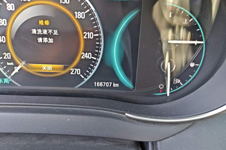 Used Buick LaCrosse 2013 2.0T SIDI Smart Luxury Flagship Edition Odometer Close Up