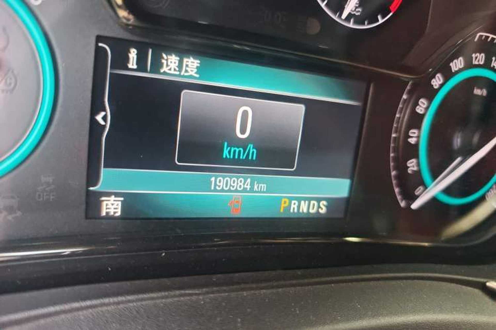 Used Buick LaCrosse 2014 2.0T SIDI Elite Tech Version Odometer Close Up