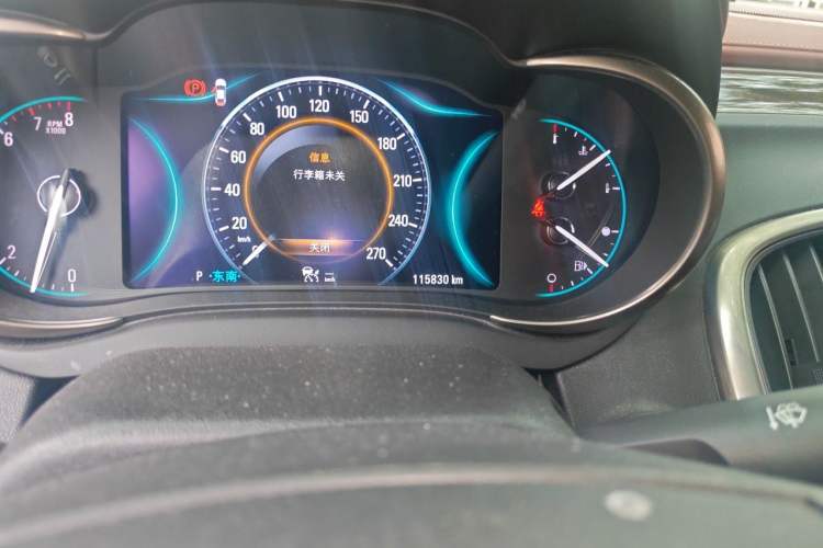 Used Buick LaCrosse 2014 2.0T SIDI Smart Luxury Flagship Edition Odometer Close Up