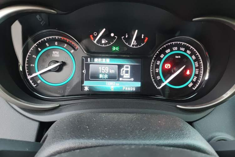 Used Buick LaCrosse 2014 2.0T SIDI Elite Tech Version Odometer Close Up