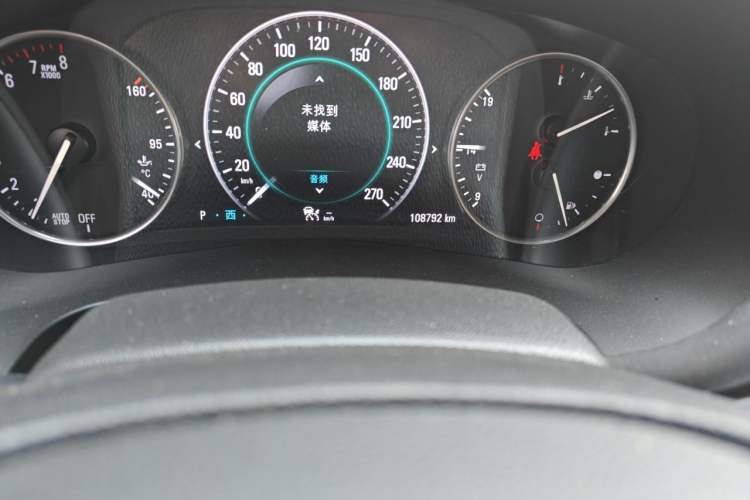 Used Buick LaCrosse 2016 20T Luxury Model Odometer Close Up