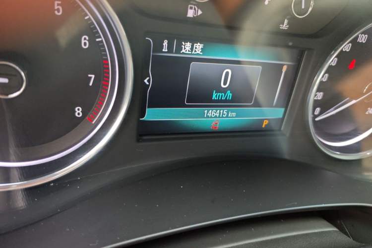 Used Buick LaCrosse 2016 20T Elite Edition Odometer Close Up