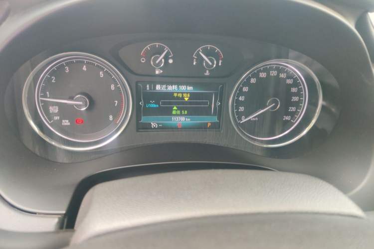 Used Buick LaCrosse 2016 Revised Version 28T Elite Edition Odometer Close Up