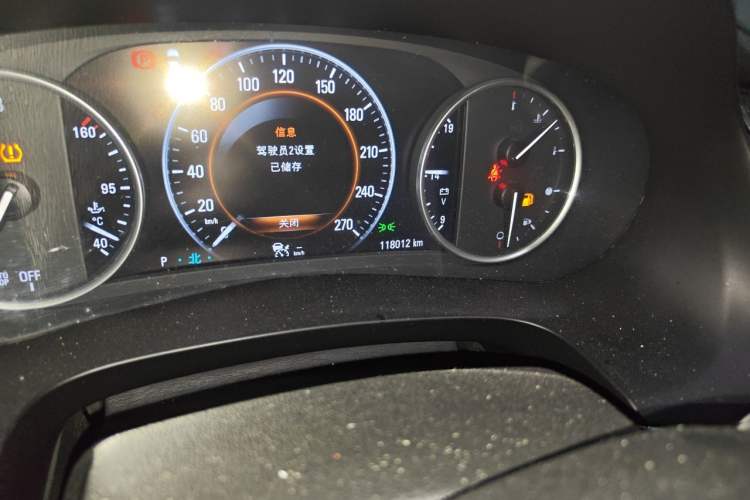 Used Buick LaCrosse 2016 20T Luxury Model Odometer Close Up