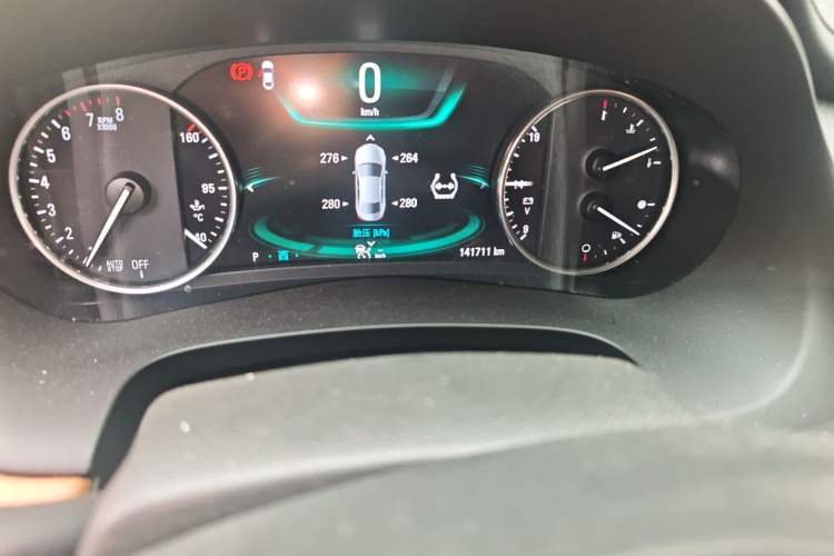 Used Buick LaCrosse 2016 20T Luxury Model Odometer Close Up