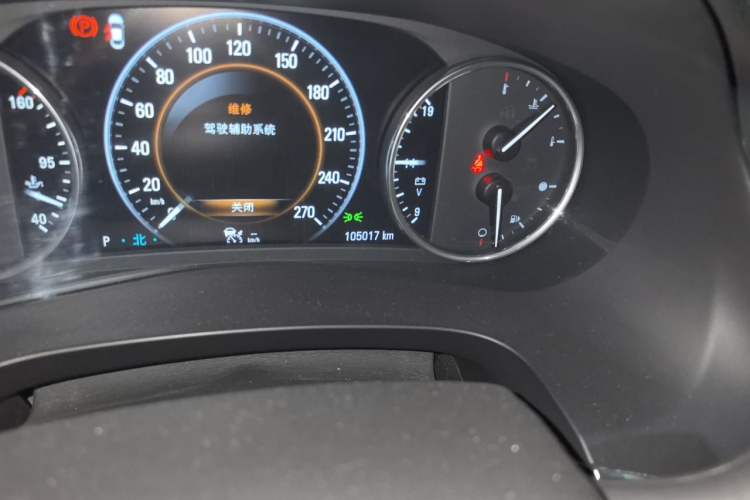 Used Buick LaCrosse 2016 28T Luxury Version Odometer Close Up